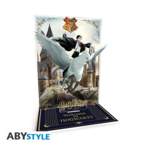 ABYACF217.jpg Harry Potter akril dioráma figura Harry & Buck in Hogwarts