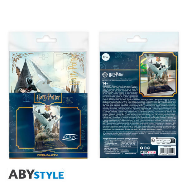 Harry Potter akril dioráma figura Harry & Buck in Hogwarts
