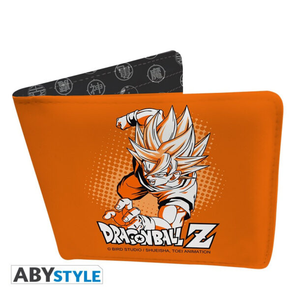 ABYBAG167.jpg Dragon Ball mintás pénztárca DBZ/Goku Vinyl