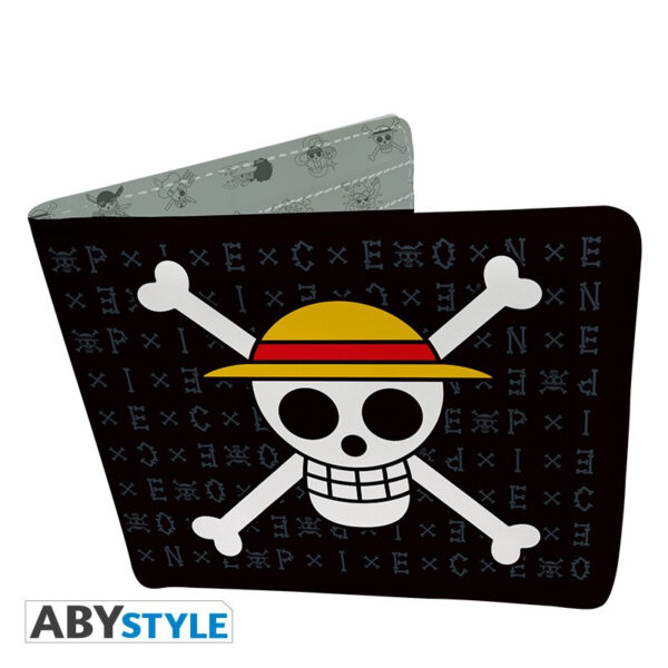 ABYBAG192.jpg One Piece mintás pénztárca Skull Luffy Vinyl