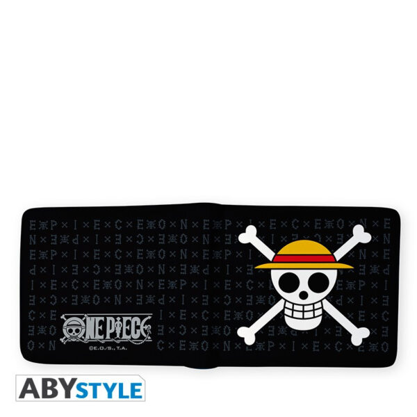 ABYBAG192_altpic_3.jpg One Piece mintás pénztárca Skull Luffy Vinyl