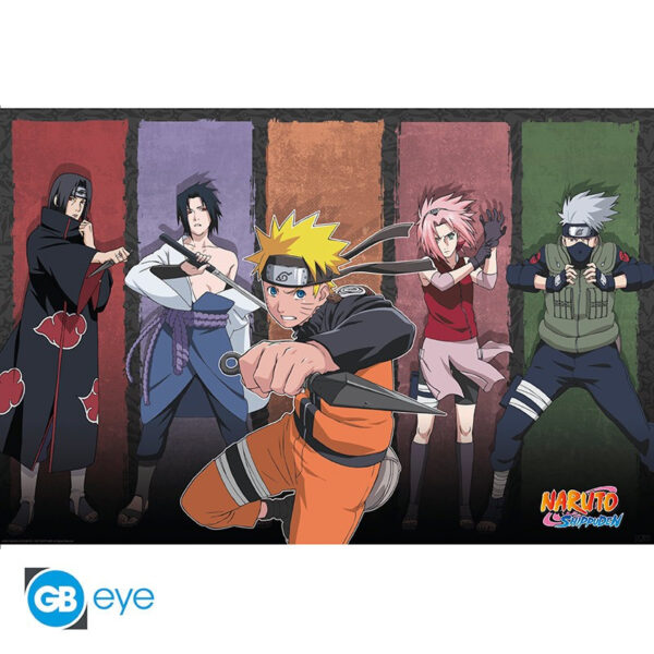 Naruto Shippuden maxi poszter 91,5x61 cm Naruto & allies