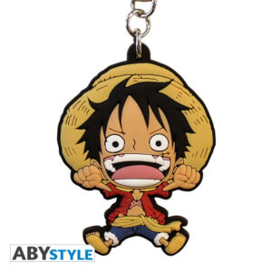 ABYKEY037.jpg One Piece PVC kulcstartó Luffy SD