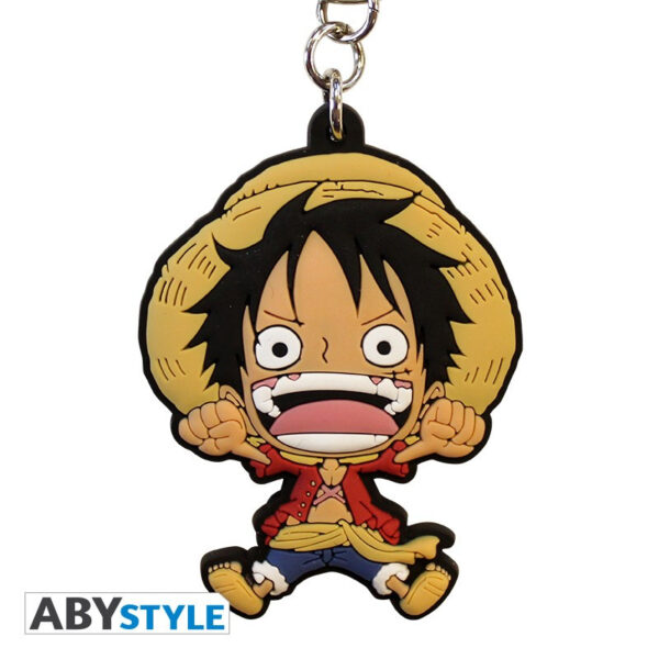 One Piece PVC kulcstartó Luffy SD
