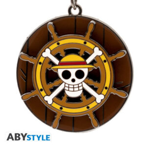 ABYKEY615.jpg One Piece Mozgó kulcstartó Thousand Sunny's Helm