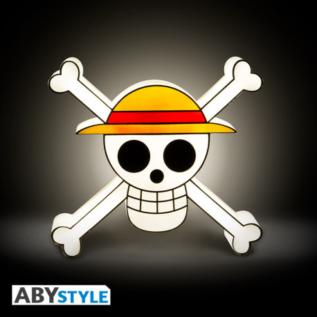 ABYLIG015_altpic_2.jpg One Piece LED lámpa Skull