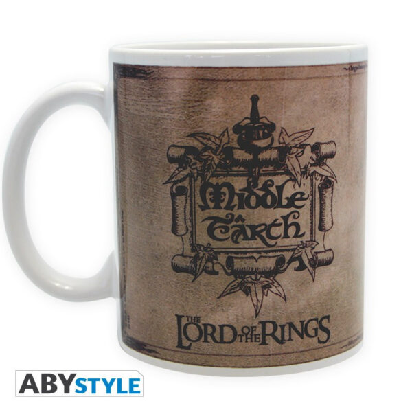 ABYMUG098.jpg Gyűrűk Ura bögre 320 ml Térkép