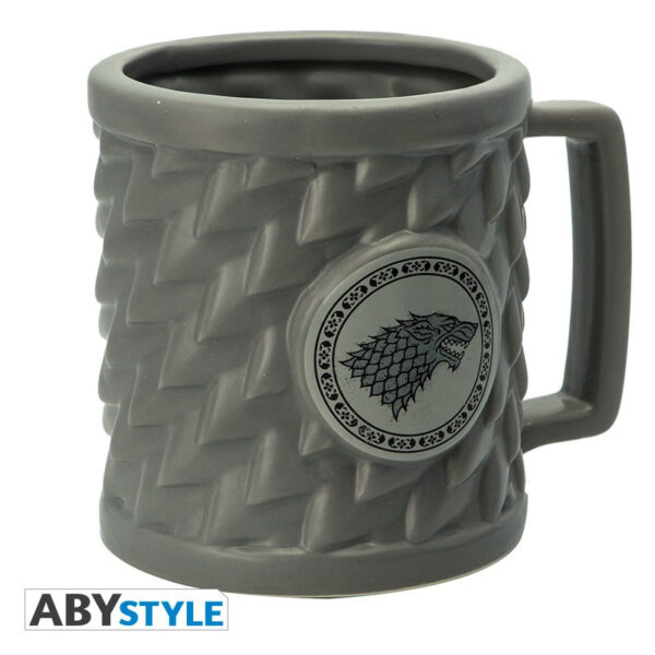 ABYMUG519.jpg Game Of Thrones 3D bögre STARK