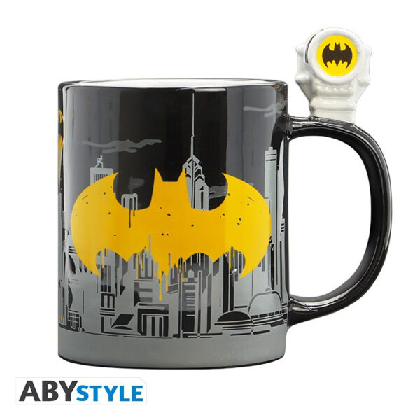 ABYMUGA112.jpg Dc Comics 3D fogantyús bögre Bat-Signal & Batman