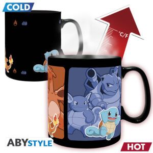 ABYMUGA341.jpg Pokemon hőre változó bögre 460 ml Evolve