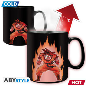 ABYMUGA438.jpg Dragon Ball hőre változó bögre 460 ml DBZ/ Goku