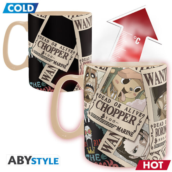 ABYMUGA444_altpic_2.jpg One Piece hőre változó bögre 460 ml Wanted
