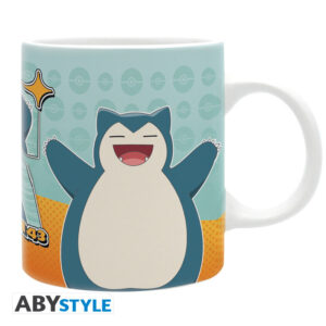 ABYMUGA481.jpg Pokemon bögre 320 ml Snorlax Comic Strip
