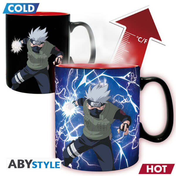 Naruto Shippuden bögre hőre változó -460ml- Kakashi/Itachi