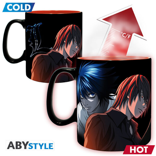 ABYMUGA585_altpic_2.jpg Death Note hőre változó bögre 460ml L & Light