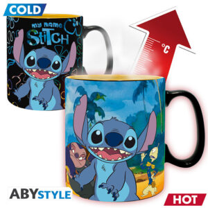 ABYMUGA664.jpg Disney Lilo & Stitch hőre változó bögre 460 ml