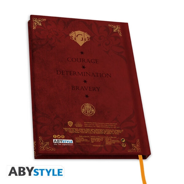 ABYNOT085_altpic_2.jpg Harry Potter A5 Jegyzetfüzet Gryffindor