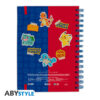 Pokemon Jegyzetfüzet A5 Spirál Pikachu, Bulbasaur, Squirtle, Charmander