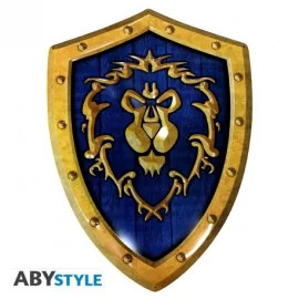 ABYPLA035.jpg World Of Warcraft Metal plate Alliance Pajzs