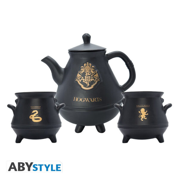 ABYTAB024.jpg Harry Potter Teáskanna Hogwarts bögrékkel