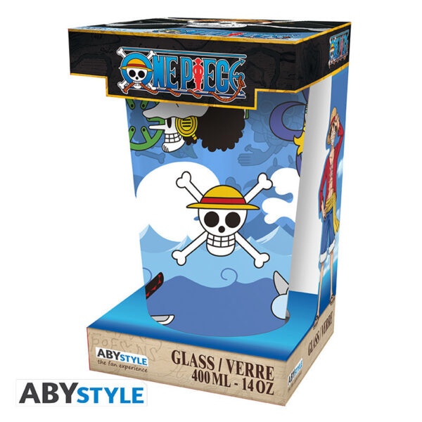 One Piece nagy pohár 400ml Skulls boksz