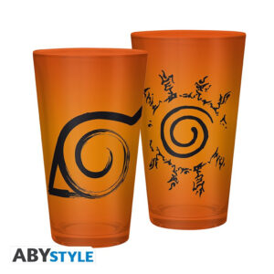 ABYVER137.jpg Naruto Shippuden nagy pohár 400ml Konoha & Seal