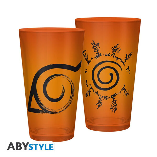 ABYVER137.jpg Naruto Shippuden nagy pohár 400ml Konoha & Seal