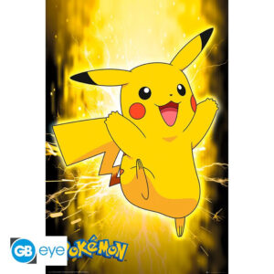 Pokemon maxi poszter 91,5x61 cm Pikachu Neon