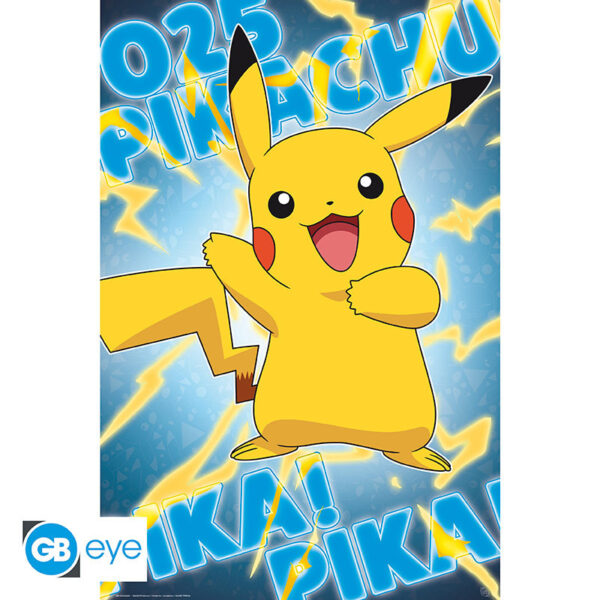 Pokemon maxi poszter 91,5x61 cm Foil Pikachu