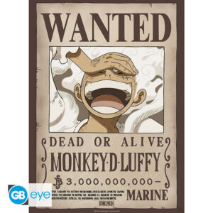 GBYDCO622.jpg One Piece chibi poszter 52x38 cm Wanted Luffy Wano