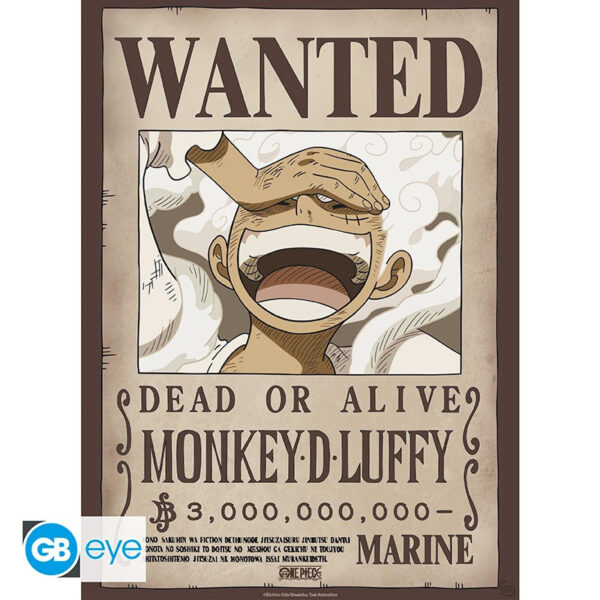 GBYDCO622.jpg One Piece chibi poszter 52x38 cm Wanted Luffy Wano