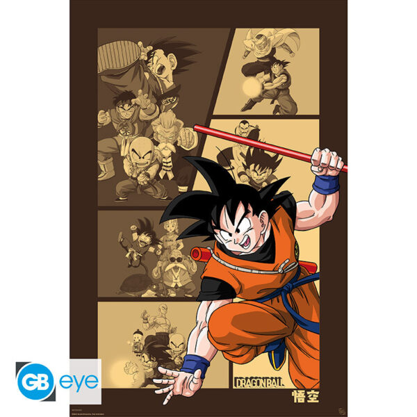 Dragon Ball maxi poszter 91,5x61 cm Goku Retro
