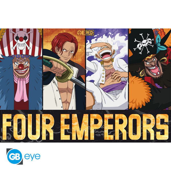 One Piece maxi poszter 91,5x61 cm The Four Emperors