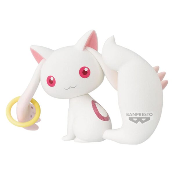 Puella Magi Madoka Magica: Rebellion – Kyubey Fluffy Puffy figura 12 cm