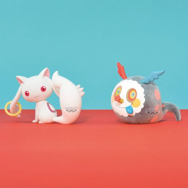 Puella Magi Madoka Magica: Rebellion – Kyubey Fluffy Puffy figura 12 cm