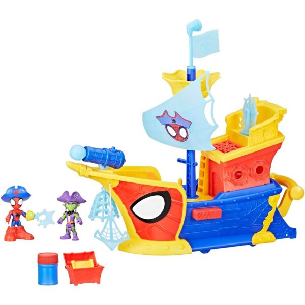 Marvel – Spidey Spider Web and Bubbles Pirate Ship