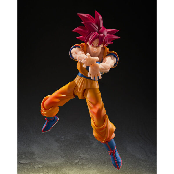 Dragon Ball Super – Super Saiyan God Son Goku God Aura S.H.Figuarts figura 14,5 cm