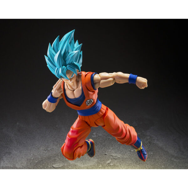 Dragon Ball Super – Super Saiyan God Super Saiyan Son Goku Blue Power Transcending Limits S.H.Figuarts figura 14,5 cm