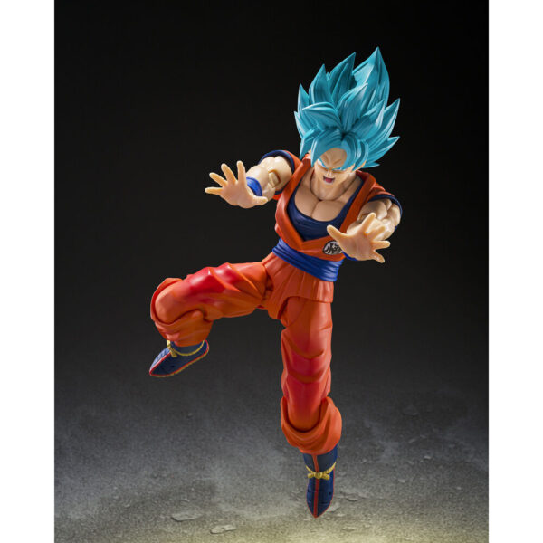 Dragon Ball Super – Super Saiyan God Super Saiyan Son Goku Blue Power Transcending Limits S.H.Figuarts figura 14,5 cm
