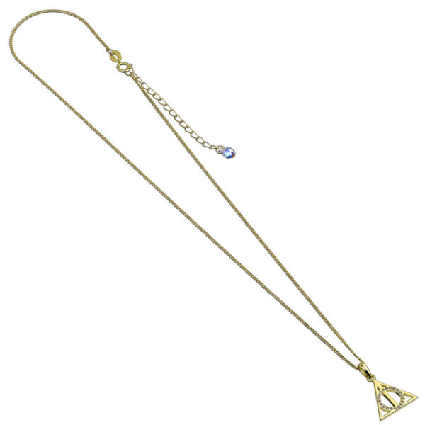 Harry Potter – Deathly Hallows sterling silver gold plated necklace