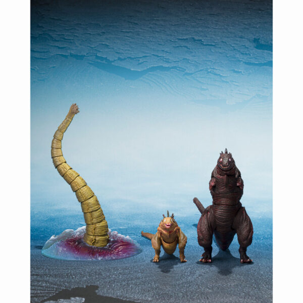 Godzilla – The Second Form & Third Form & Giant Unidentified Creature S.H.MonsterArts set figuras