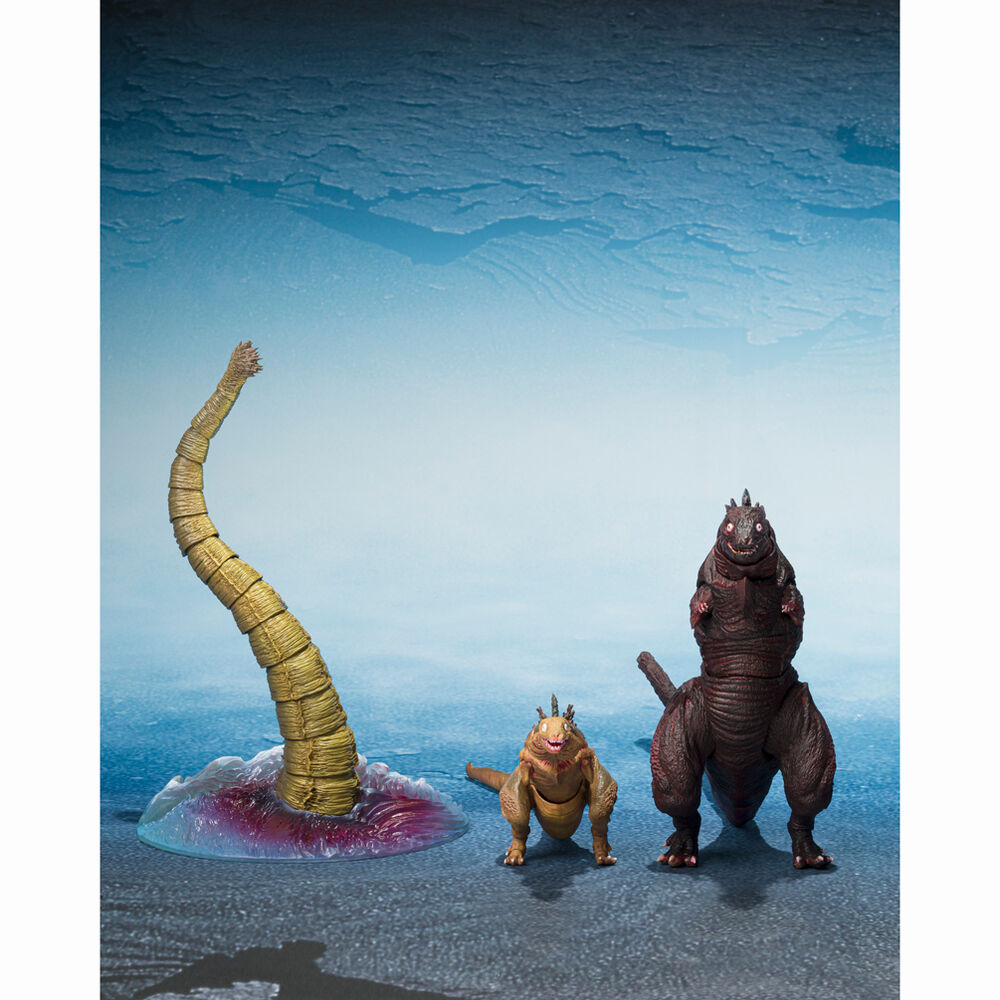 Godzilla – The Second Form & Third Form & Giant Unidentified Creature S.H.MonsterArts set figuras