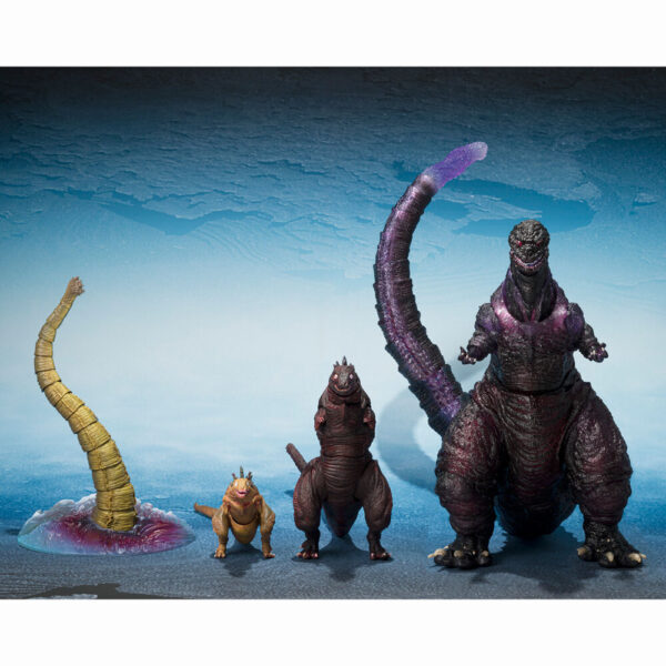 Godzilla – The Second Form & Third Form & Giant Unidentified Creature S.H.MonsterArts set figuras