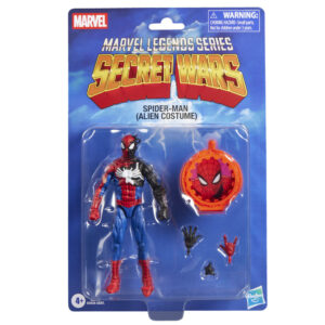Marvel – Legends Series Secret Wars Spiderman Alien Costume figura 15 cm