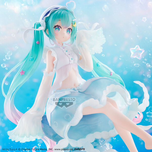 Hatsune Miku / Vocaloid – Vocaloid Clearluxe Jellyfish Hatsune Miku figura 20 cm