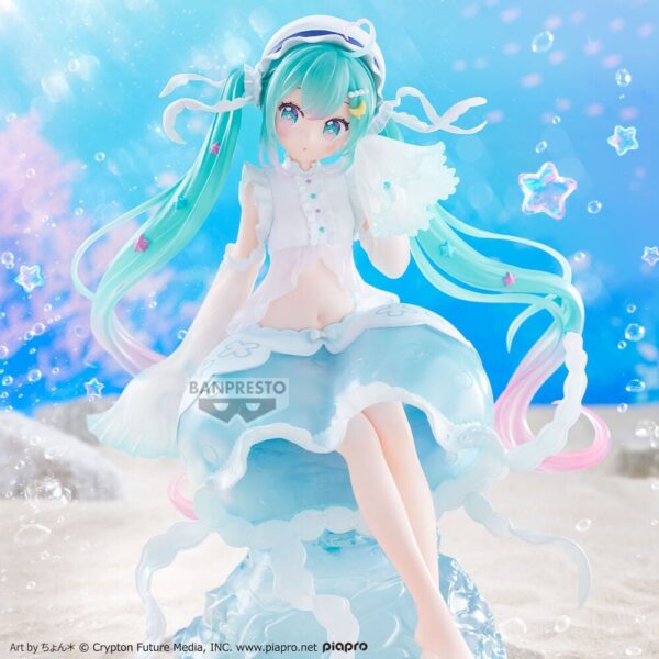 Hatsune Miku / Vocaloid – Vocaloid Clearluxe Jellyfish Hatsune Miku figura 20 cm