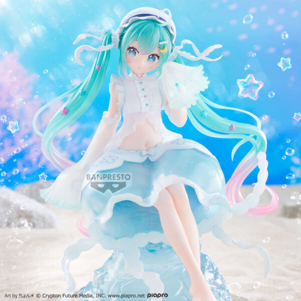 Hatsune Miku / Vocaloid – Vocaloid Clearluxe Jellyfish Hatsune Miku figura 20 cm