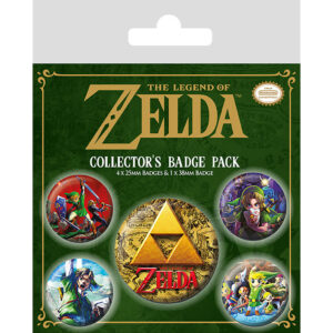 The Legend of Zelda – 5 db-os kitűző szett
