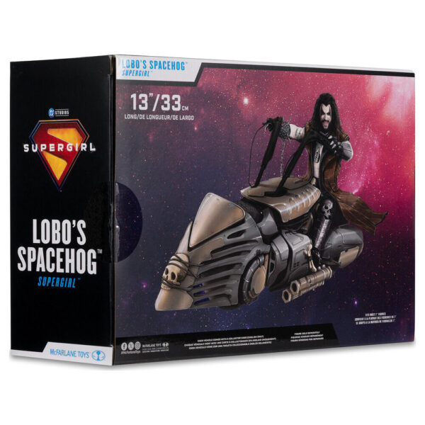 DC Comics – – Supergirl Lobo's Spacehog vehicle figura 33 cm