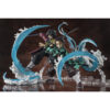 Demon Slayer – Tanjiro Kamado and Giyu Tomioka Water Breathing Effect figura 15,5 cm